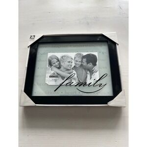 Malden Family‎ Picture Frame Black Tabletop or Wall Mount 4x6